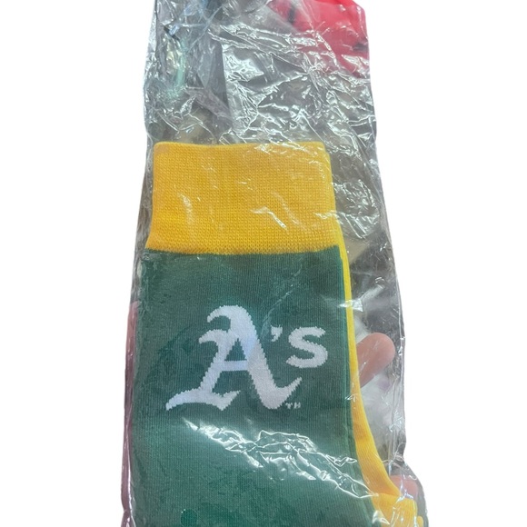 Collectors oakland A's Athletics game socks. new! read and see additional info. - Picture 2 of 4